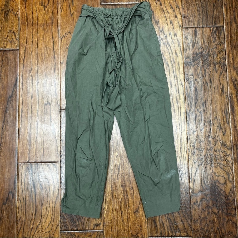 Zara paper bag waist pants